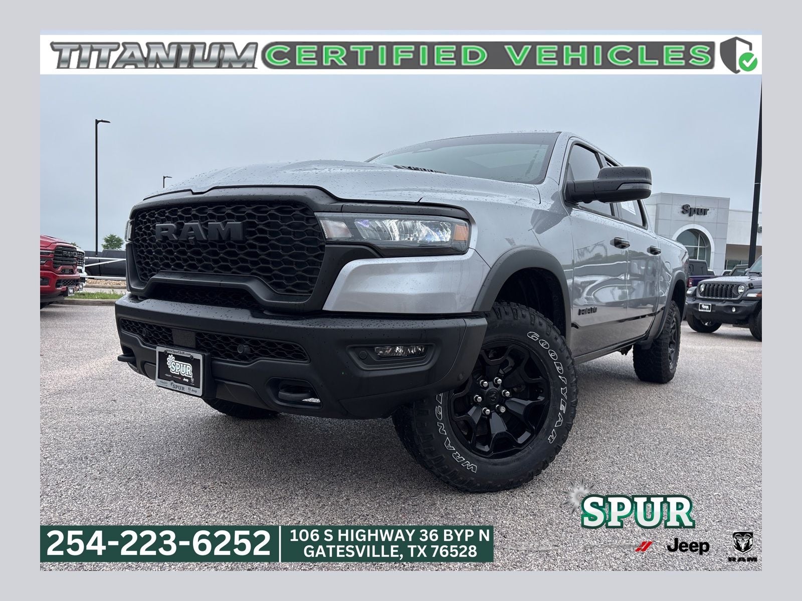 2025 RAM Ram 1500 Rebel Crew Cab 4x4 5'7' Box