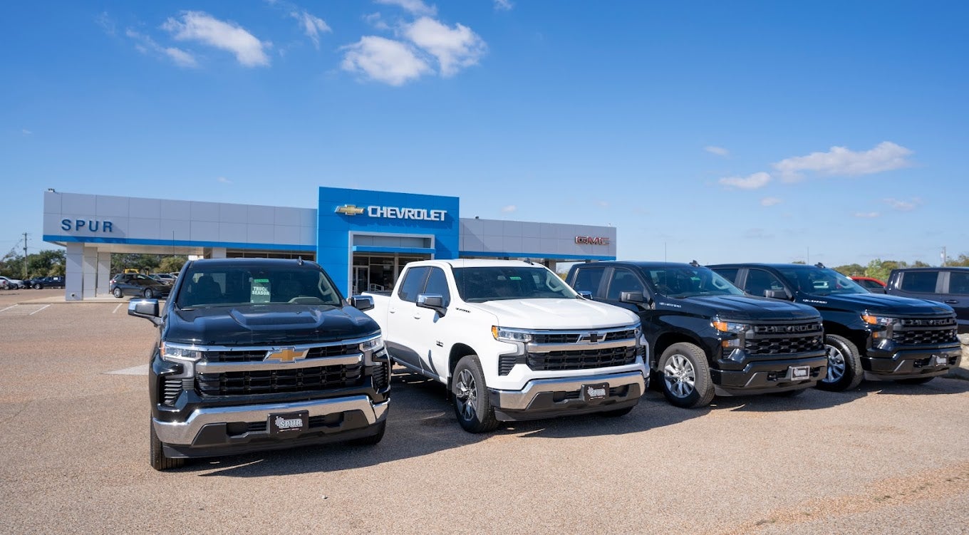 New Chevy vehicles at Spur Chevrolet